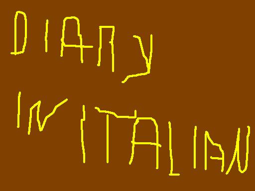 diary in italian